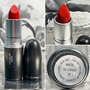 MAC Cosmetics Red Matte Lipstick “So Chaud” New Unused Tester Unit, No Box